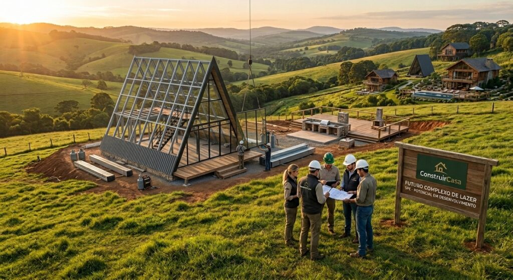 Empreendimento de Multipropriedade - Chalés - ConstruirCasa